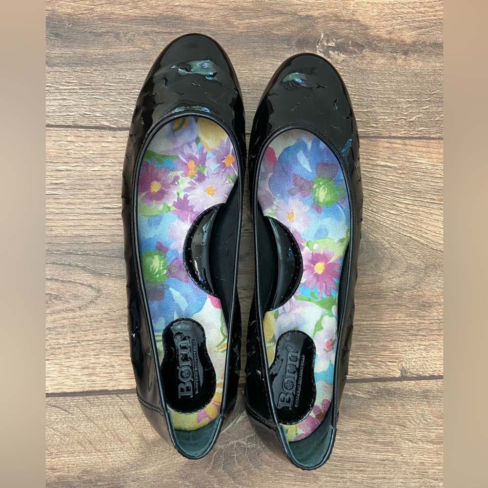 Børn Black Patent Leather Ballet Flats